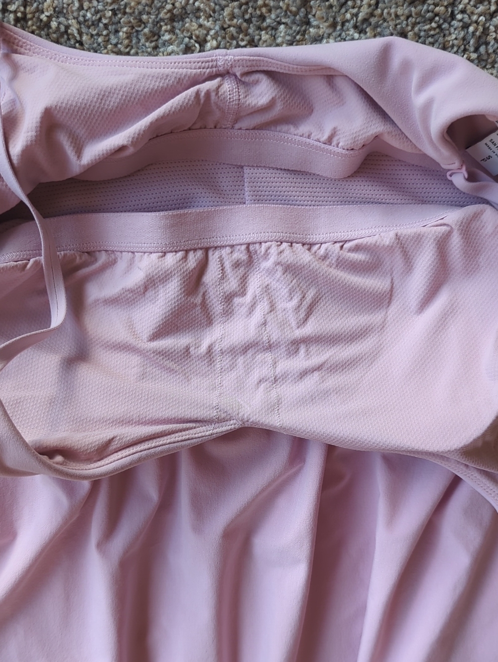 Athleta Elation Hybrid Midi Dress - Blush Pink S - Picture 3 of 6